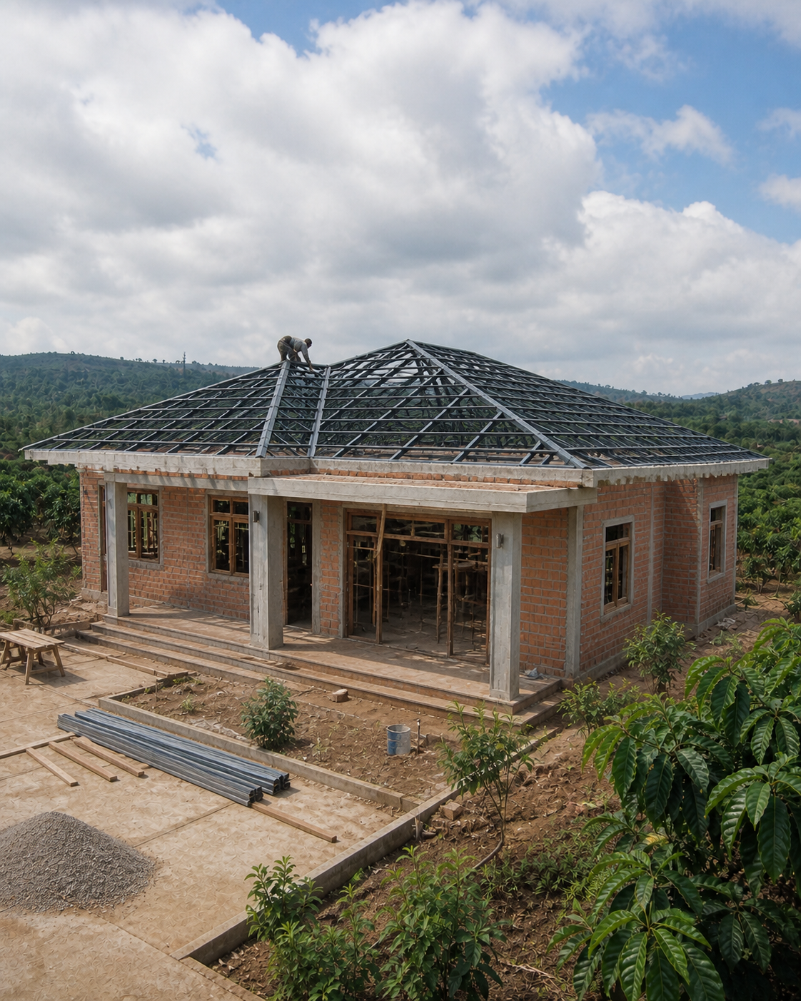 Thi công nhà cấp 4 mái Nhật tại Bảo Lâm - ảnh thu nhỏ 3