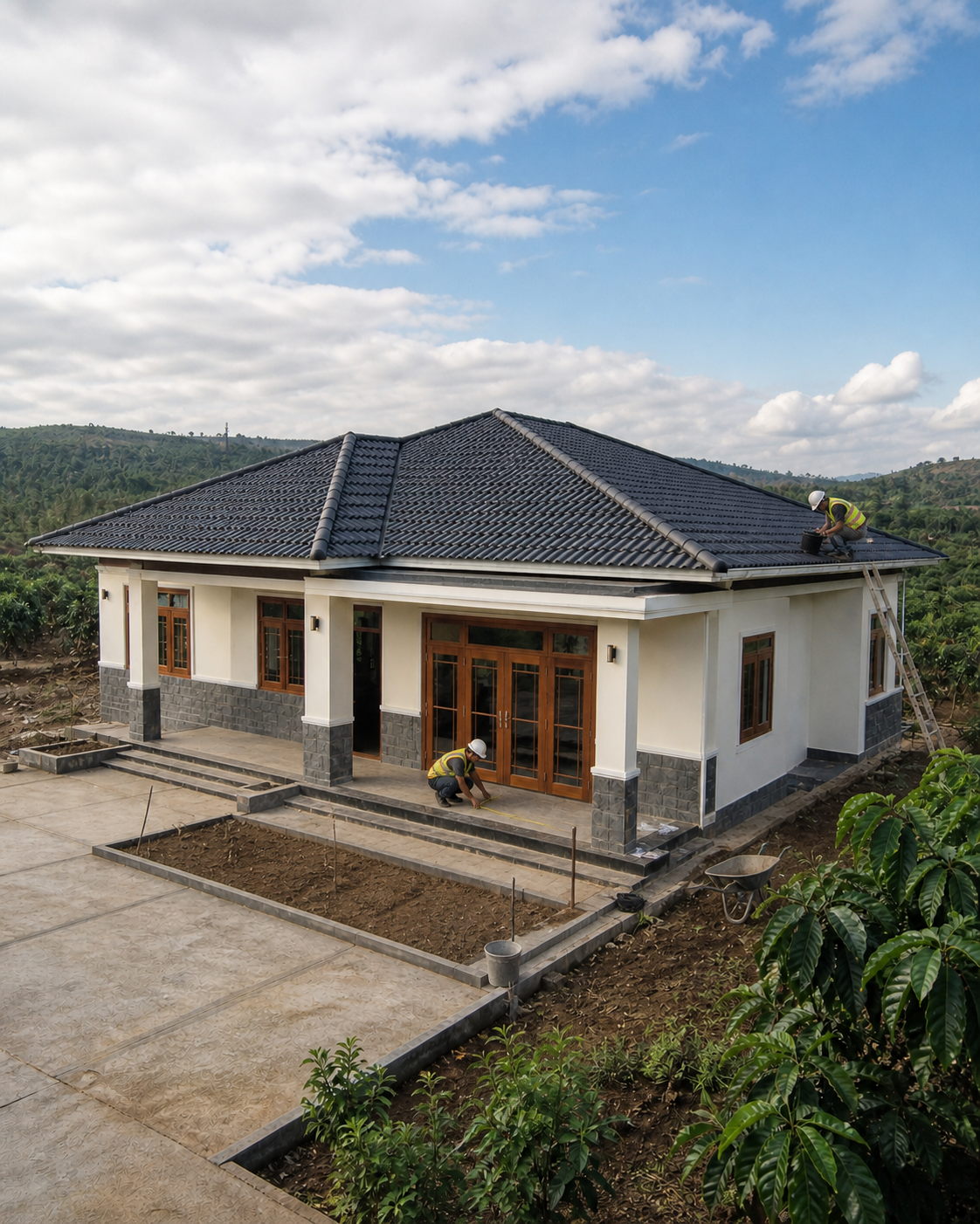 Thi công nhà cấp 4 mái Nhật tại Bảo Lâm - ảnh thu nhỏ 4