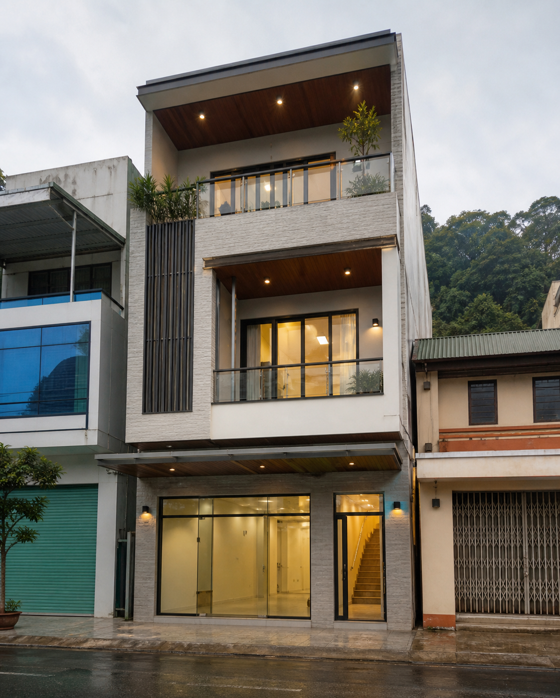 Thi công nhà phố 3 tầng kết hợp kinh doanh