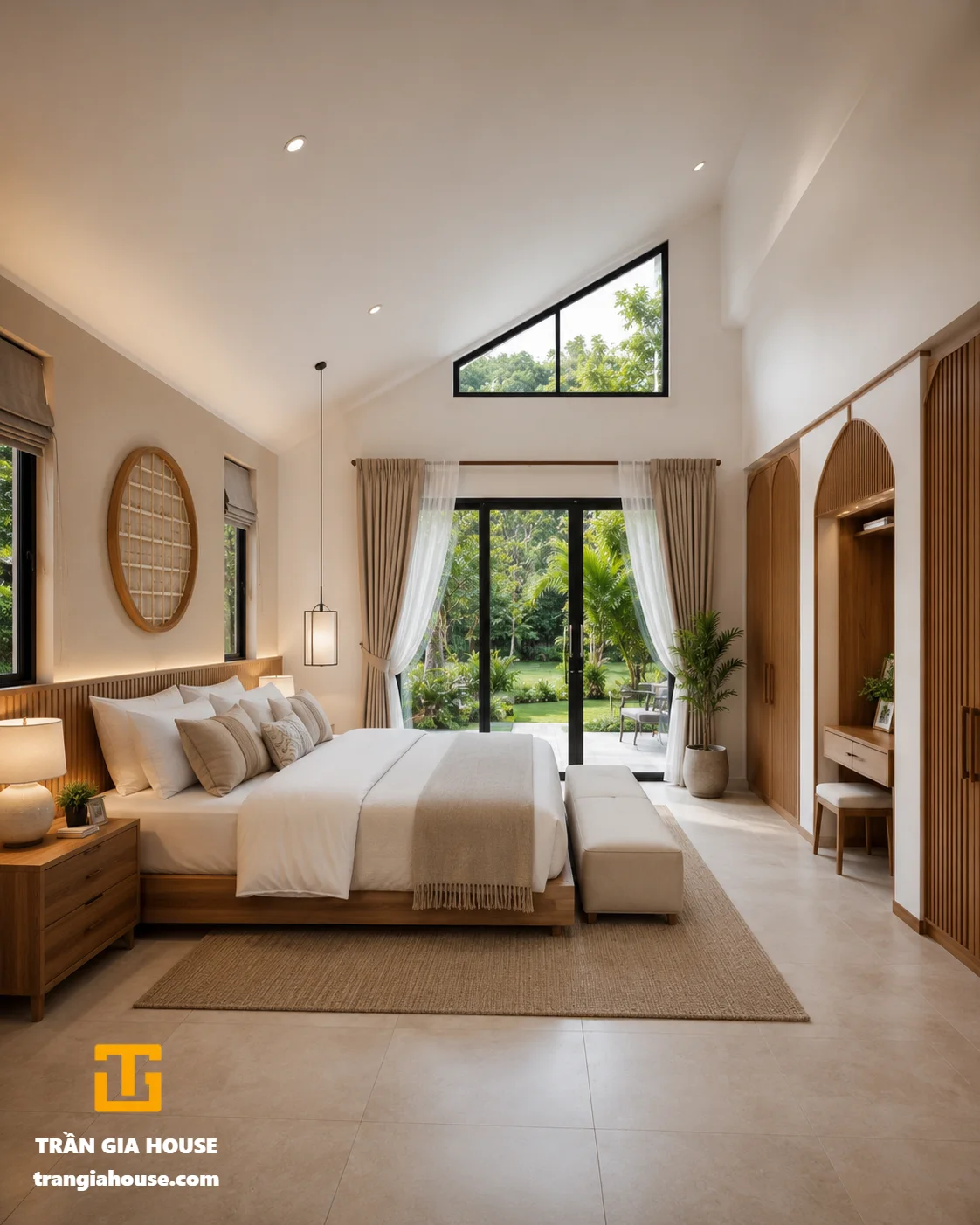 Nhà cấp 4 mái dốc hiện đại phong cách nhiệt đới - ảnh thu nhỏ 6