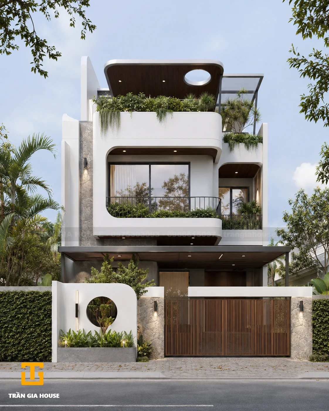 Nhà phố 2 tầng hiện đại Trần Gia House – Bảo Lộc
