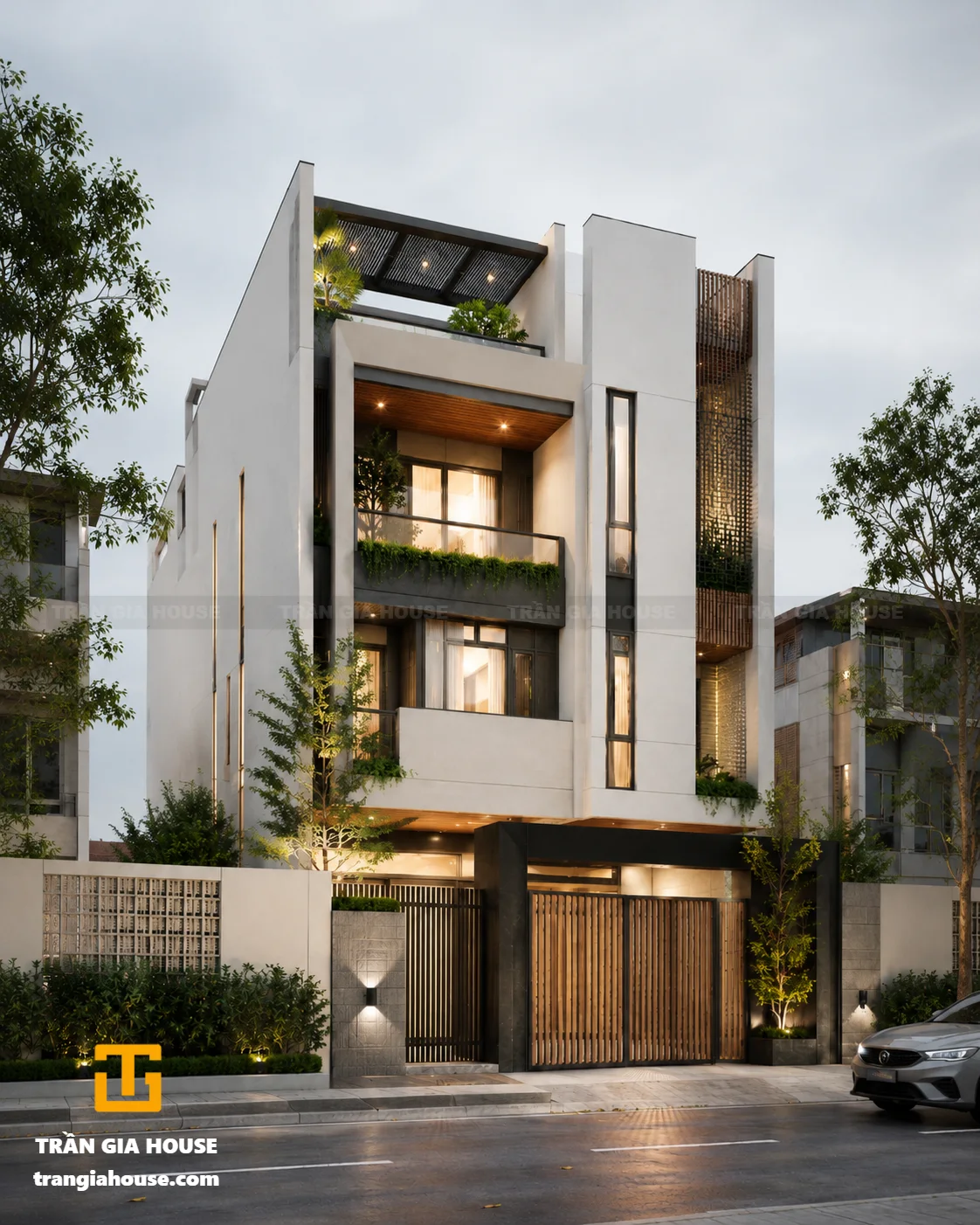 Nhà phố 3 tầng ở kết hợp cho thuê