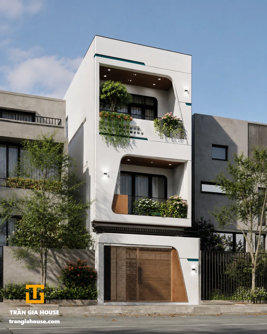 nhà phố 3 tầng hiện đại - ảnh thu nhỏ 2