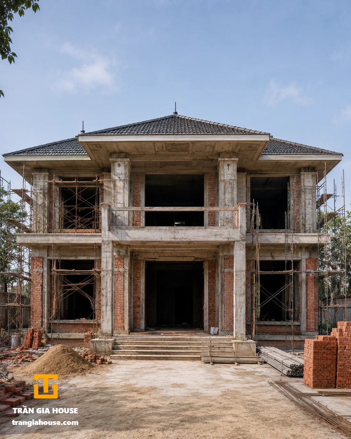 Biệt thự 2 tầng mái nhật - ảnh thu nhỏ 5