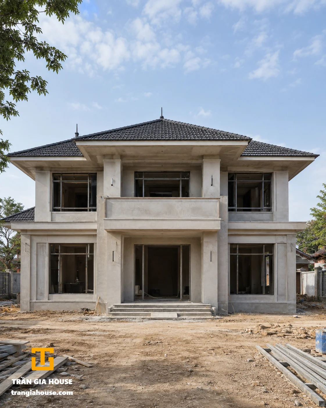 Biệt thự 2 tầng mái nhật - ảnh thu nhỏ 7