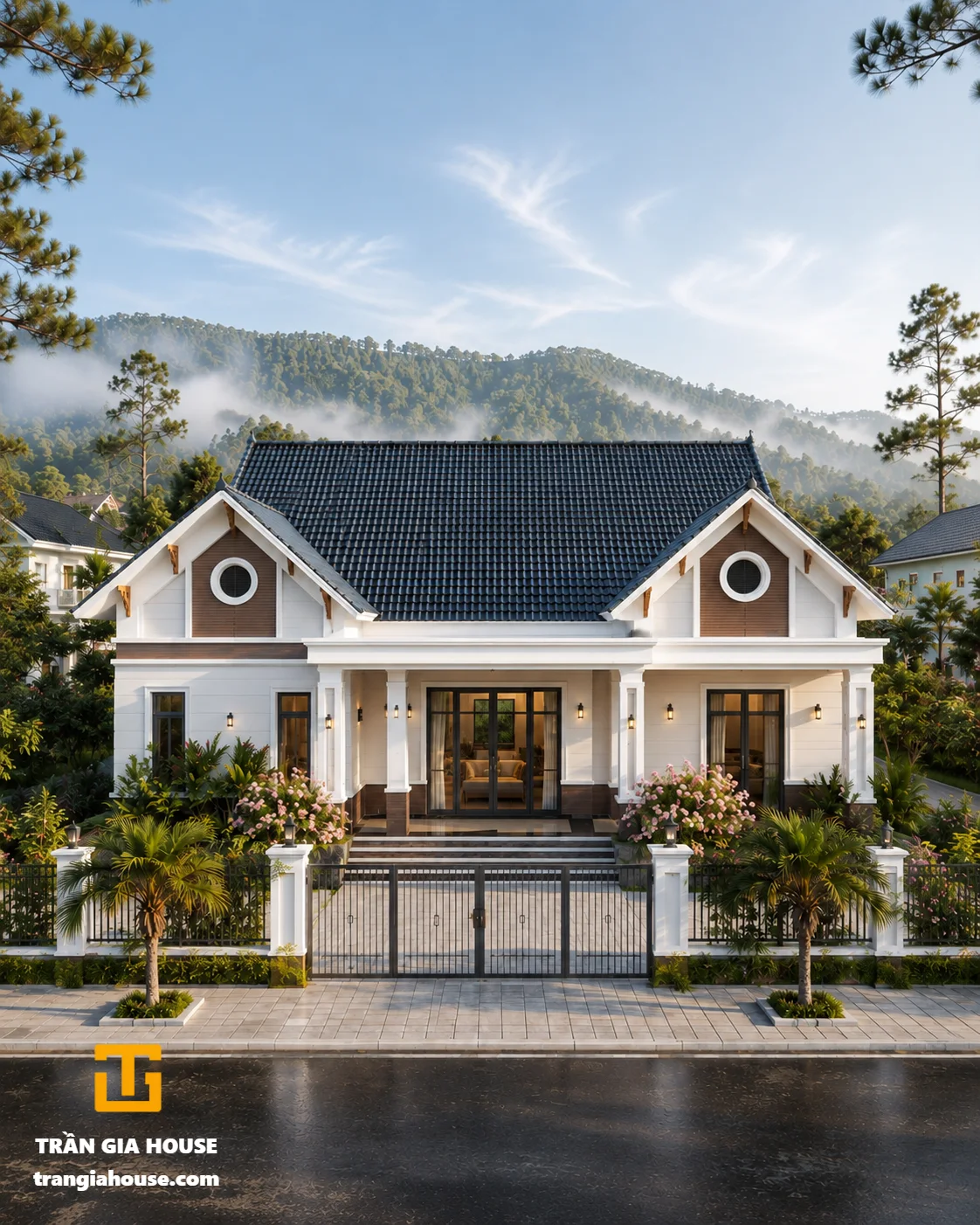 Nhà cấp 4 mái Thái hiện đại
