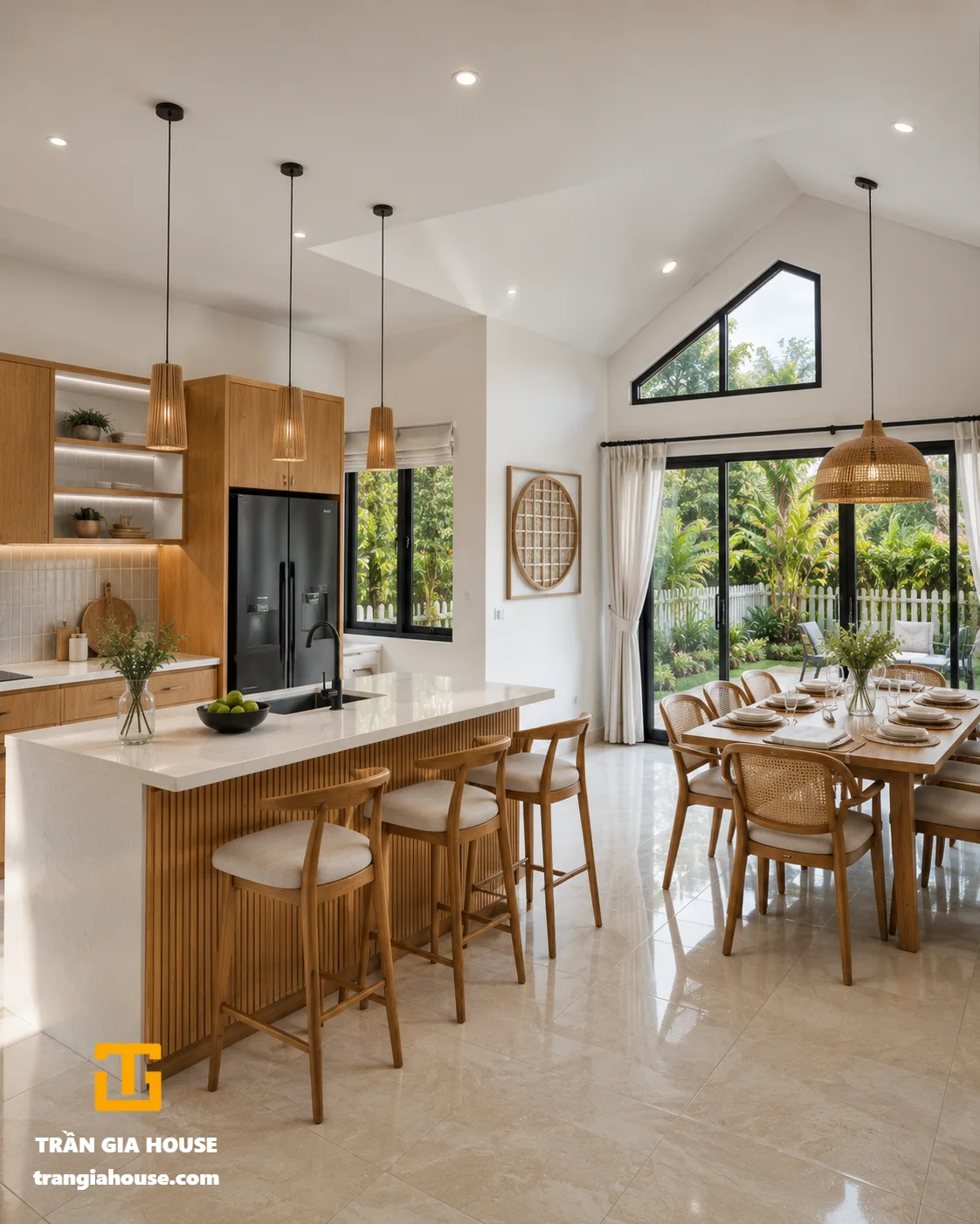 nhà cấp 4 mái dốc hiện đại - ảnh thu nhỏ 5